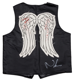 Norman Reedus Autographed "The Walking Dead" Angel Wing Vest (PSA/DNA & Radtke COA)